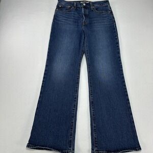 Levis Wedgie Bootcut Jeans Womens 29 Big E High Rise Button Fly Stretch Denim